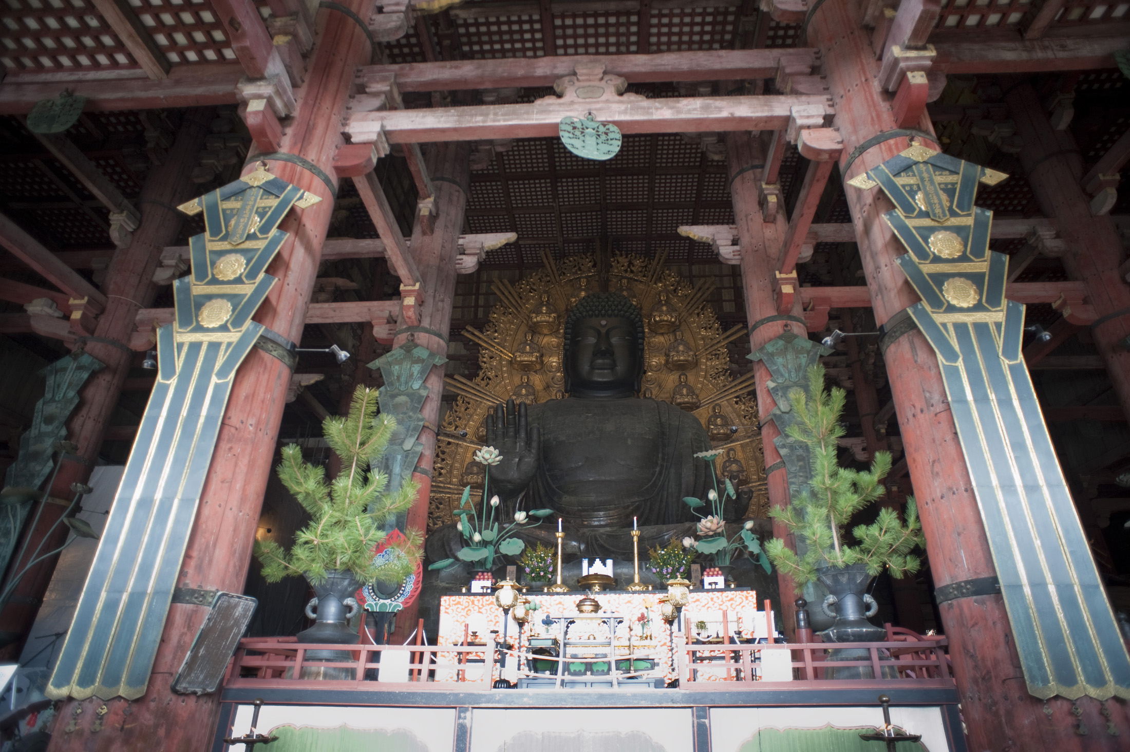 an image of The Todai-ji Buddha Statue or Daibutsu, Nara, Japan