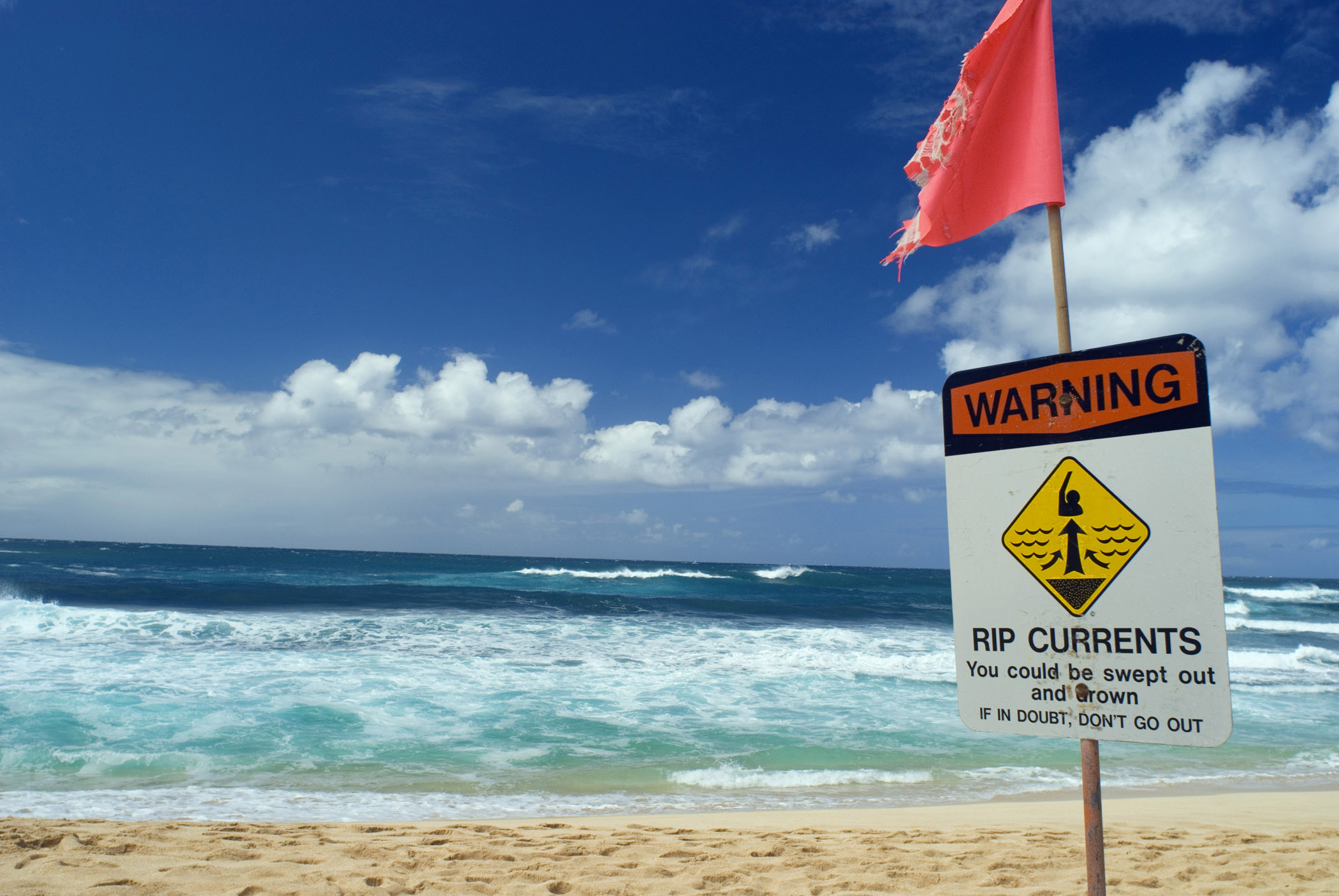 Free Stock photo of Rip Current warning notice Photoeverywhere
