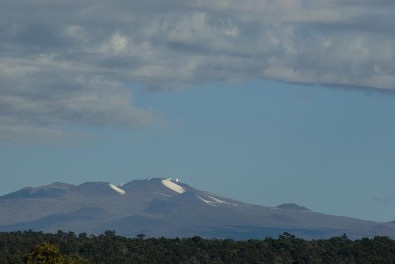 View of Mauna Kea, Hawaii, the highest mountain on which there is an astronomical observatory