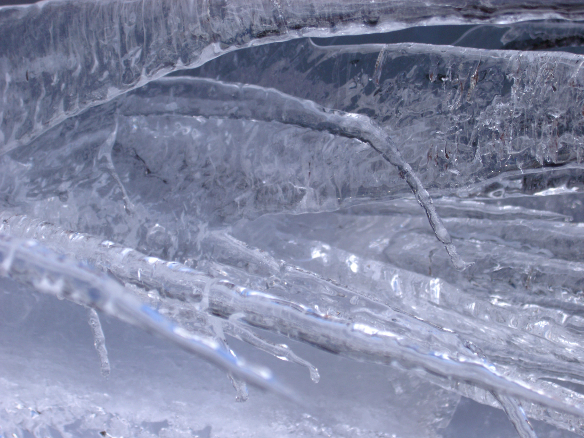an image of Close up Cool Icicles Formation During Winter Holiday Season